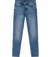 Indian Blue Jeans Jeans - Tapered Fit - Damaged Light Denim