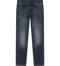 Indian Blue Jeans Jeans - Wide Straight Fit - Dark Grey Denim