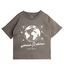 Mini Rodini T-shirt - Society - Grå