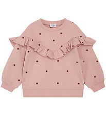 Hust and Claire Sweatshirt - Sicilia - Dusty Rose m. Prikker