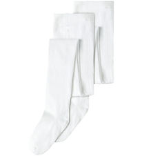 Name It Strømpebukser - Noos - NknPantyhose - 2-pak - Bright Whi