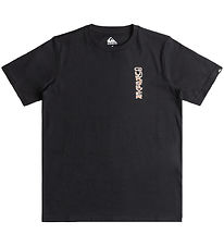 Quiksilver T-shirt - Warped - Sort m. Print