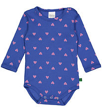 Freds World Body l/æ - Rib - Heart - Star Blue/Pink Haze