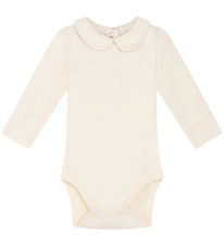 Hust and Claire Body l/æ - Uld/Bambus - Beate - Ecru