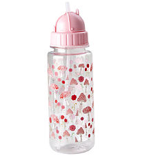 Rice Drikkedunk -  500 ml - Pink/Happy Forest