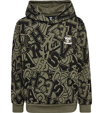 Hummel Hættetrøje - HmlMolt - Dusty Olive