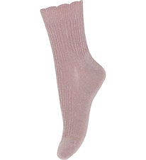 MP Strømper - Bambus - Celosia Glitter - Mauve Shadows