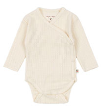 Konges Sløjd Body l/æ - Minnie Newborn - Antique White