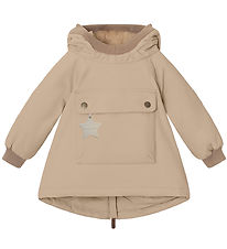 Mini A Ture Vinterjakke - Babywen Fleece - Savannah Tan
