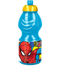 Spiderman Drikkedunk - 400 ml - Blå/Gul