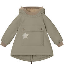 Mini A Ture Vinterjakke - Babywen Fleece - Vert
