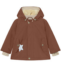 Mini A Ture Vinterjakke - Matwally Fleece - Rootbeer Brown