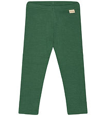 Petit Piao Leggings - Rib - Modal - Emerald Green