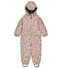 Mikk-Line Flyverdragt - PU - Recycled - Doeskin m. Blomster