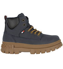Tommy Hilfiger Støvler - Lace-Up - Blå