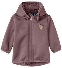 Name It Softshelljakke m. Fleece - NbnMada08 - Grape Shake m. Ør