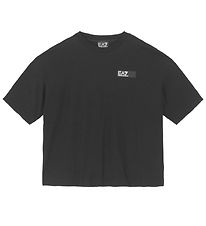 EA7 T-shirt - Sort m. Blå
