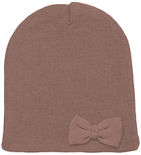 Racing Kids Hue - Uld/Bomuld - Rose Brown m. Sløjfe