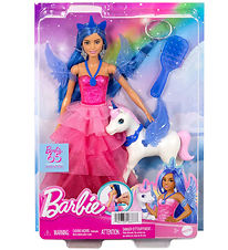 Barbie Dukke - 30 cm - Touch Of Magic Sapphire Alicorn Doll