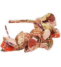Christina Rohde Hårbøjle - Dusty Rose m. Blomster