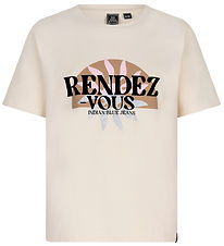 Indian Blue Jeans T-shirt - Rendez Vous - Sandshell