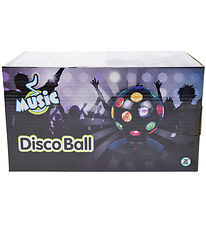Music Diskokugle - 10 cm - sort