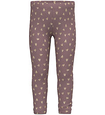 Name It Leggings - NmfTavina - Grape Shake/Glitter