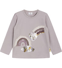 Hust and Claire Bluse - Alma - Purple Dove m. Palietter