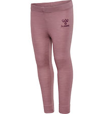 Hummel Leggings - Uld - HmlWolly - Twilight Mauve