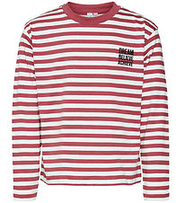 Vero Moda Bluse - VmAnimal Kelly - Dry Rose/Snow White