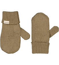 MarMar Luffer - Strik - Alvilda - Uldblanding - Khaki