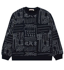 Marni Sweatshirt - Sort/Hvid