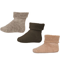 MP Strømper - 3-pak - Uld - Brown Melange
