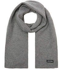 Jack & Jones Halstørklæde - Strik - JacDna - Grey Melange