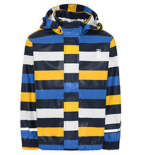 LEGO® Wear Regnjakke - PU - LWJonathan 102 - Blå m. Striber