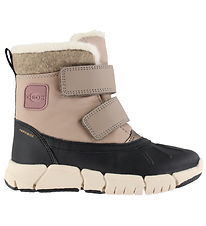 Geox Vinterstøvler - Tex - Flexyper - Sort/Beige