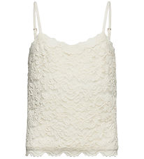 Rosemunde Top - Blonde Strap Top - Ivory