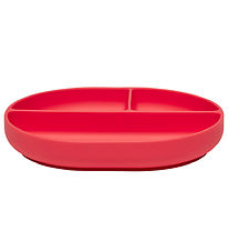 OYOY Tallerken - Enkei Suction - Silikone - Cherry Red