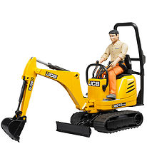 Bruder Arbejdsmaskine - JCB 8010 CTS Mikrograver m. Figur - 6200