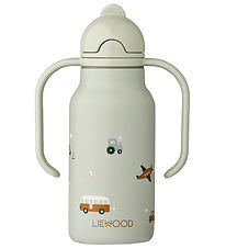 Liewood Drikkedunk - Kimmie - 250 ml - Vehicles/Dove Blue