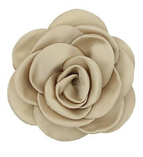 By Stær Hårklemme - Karla - 9 cm - Beige Satin