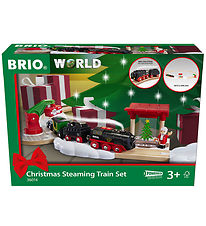 BRIO Togbanesæt - 36014 - Christmas Steaming Train Set
