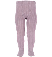 Condor Strømpebukser - Rib - Pearl