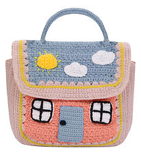 Stella McCartney Kids Håndtaske - Strik - Rosa m. Hus