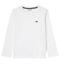 Lacoste Bluse - Hvid m. Logo