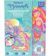 BOX CANDIY Kreasæt - Vandfarvekunstsæt  - Totally Mermaids