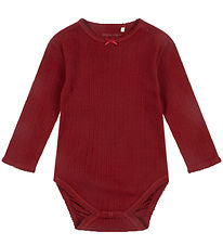 Konges Sløjd Body l/æ - Minnie - Red Dahlia