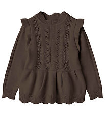 Fliink Bluse - Strik - Viskose - Alilly Peplum - Carafe