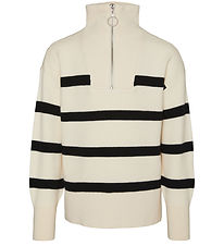 Vero Moda Girl Bluse - Strik - VmSaba - Birch/Black