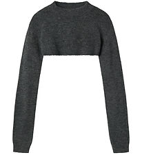 LMTD Bluse - NlfLodet - Strik - Dark Grey Melange